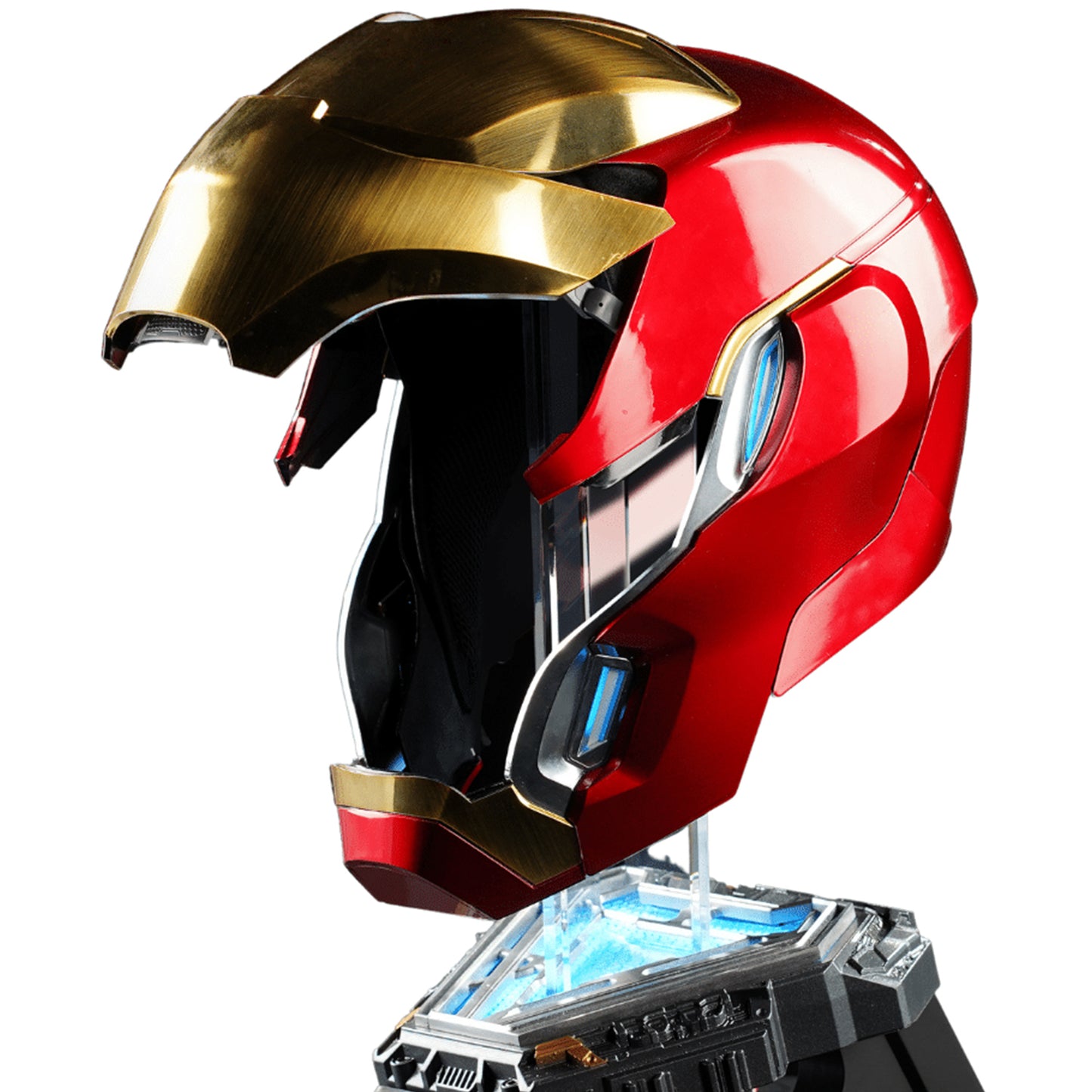 Iron Man MK50 Wearable Helmet - Voice, Touch & Remote Control with LED Eyes & Friday Greetings