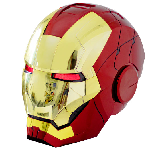 Iron Man MK5 Helmet Silver Edition with Voice Control (Gold)