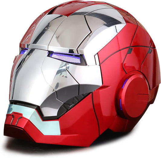 Iron Man MK5 Helmet Silver Edition with Voice Control