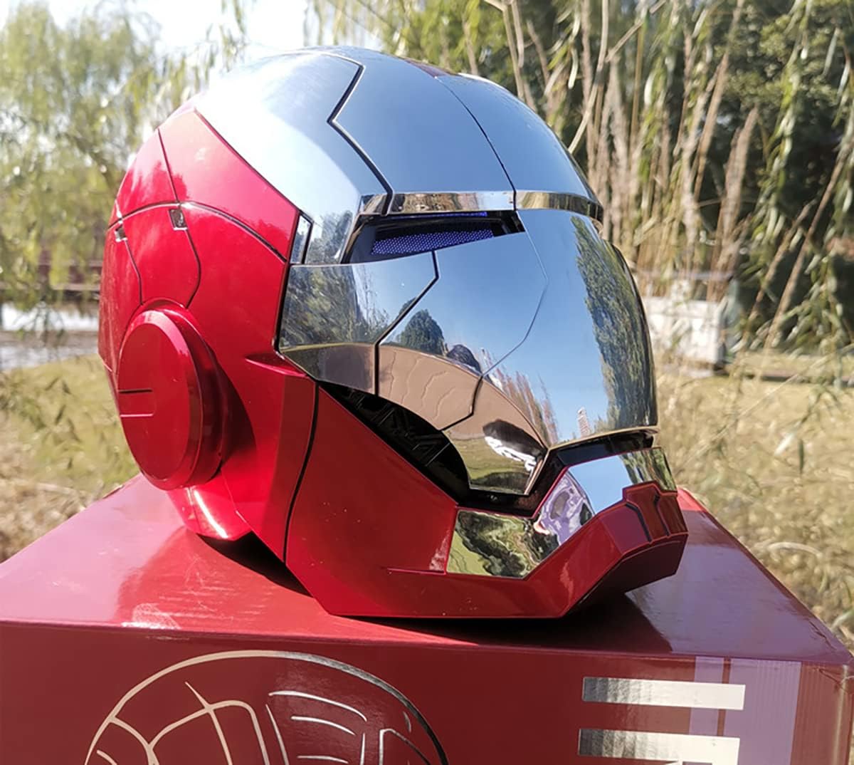 Iron Man MK5 Helmet Silver Edition with Voice Control